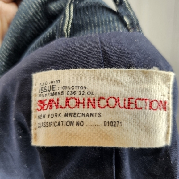 Sean John Corduroy Blazer Men's Size 2XL - Picture 5 of 7